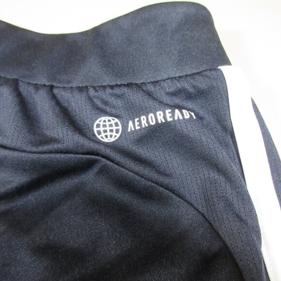 adidas mens navy an white Aeroready striped basketball shorts M EUC - Picture 5 of 5